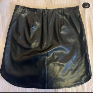 Leather Skirt